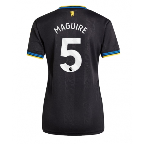 Billige Fotballdrakt Manchester United Harry Maguire #5 Replika Tredjedrakt Dame 2025-26 Kortermet Billige Fotballdrakt Manchester United Harry Maguire #5 Replika Tredjedrakt Dame 2025-26 Kortermet